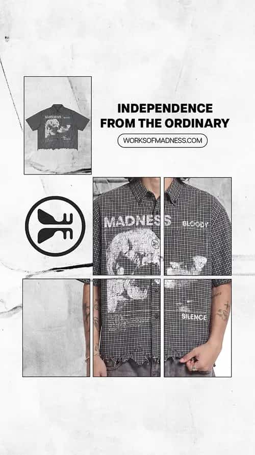 Works of Madness ad creative